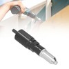 Electric Rivet Gun Adapter Black Hex Shank Cordless Riveting Drills