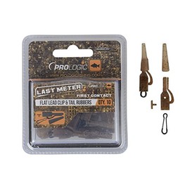 Prologic LM Mimicry Flat Leadclip W/Tailrubber & Speed Link 10pcs