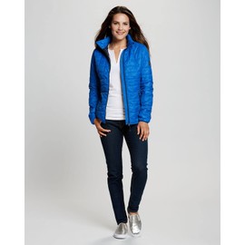 Cutter & Buck Rainier Primaloft Womens Eco Insulated Full Zip Puffer Jacket, Hyacinth Melange, Small