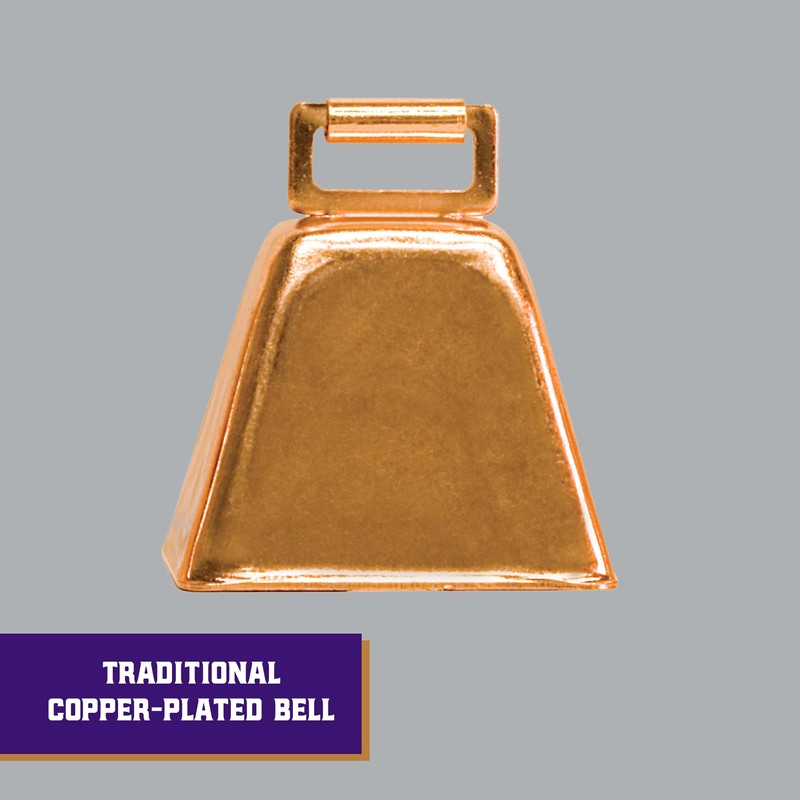 Weaver Livestock Copper-Plated Small Cow Bell, Robust Herd Tracking Loud