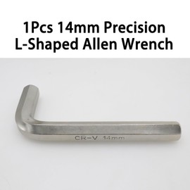 Joyangy 14mm Hex Key Wrench Set, 1Pcs Precision L-Shaped Allen Wrenches, Sturdy Hexagon Tool Kit for Repairing Bikes & Furniture, Small Metric Hex Spanner with Hex Head Replacement