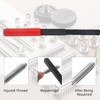 15PCS Metric Thread Restorer Set, Universal Metric Thread Repair Restorer