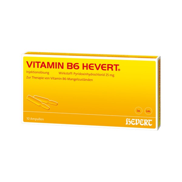 Vitamin B6 Hevert Ampullen bei Vitamin B6-Mangelzuständen, 10 pcs. Ampoules