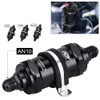Aswalling Universal Filter BLACK AN6 Inline Fuel Filter E85 Ethanol