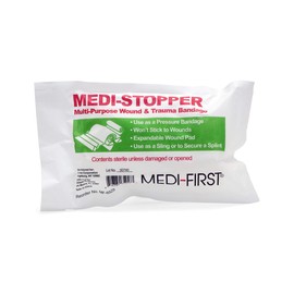 Medique Products 64101 Blood Stopper Compress, 5-Inch X 9-Inch, 1-Pack, white