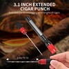 HANCIGAR 4-in-1 Cigar Punch Enhancer Tool Built-in Nubber Punch &