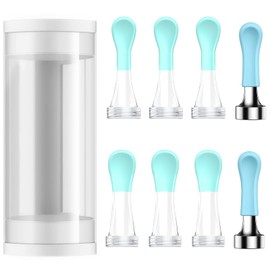 Bebird Replacement Tips Ear R1-8 PCS Waterproof Silicone Ear Spoon for Wet/Dry Earwax Cleaning - BEBIRD Original Ear Cleaner Tips Set for W3/R3/T15/X3/D3Pro/M9 (New Spiral Structure)