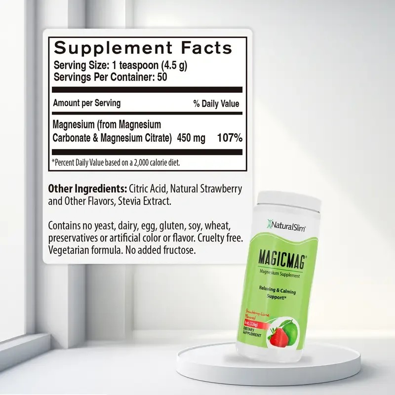 NaturalSlim Ultimate Metabolic Support Duo: MagicMag Magnesium & Kadsorb Potassium