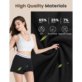 Varmax Women's Pajama Shorts with Side Pockets, Bamboo Fabric Pajama Bottoms Lounge Shorts, Comfortable Sleep Shorts