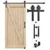 EaseLife 6FT Sliding Barn Door Hardware Track Kit & Handle,Big