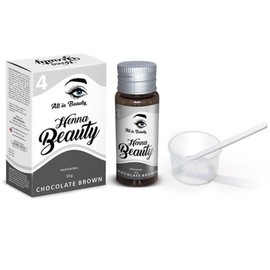 Henna for Brow Coloring and Tinting All in Beauty, Made from Natural and Harmless Ingredients, Tint your Brows, Long Lasting and Waterproof (Chocolate Brown)
