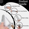 50 Pieces Cut Resistant Finger Covers Protector for Fingertips, Reusable