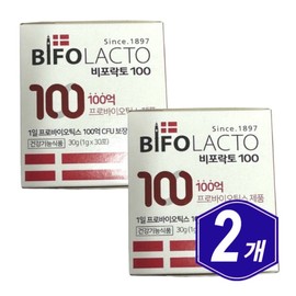 Biporact 100 10 billion probiotics 30 packets x 2 middle-aged men senior women elderly lactic acid bacteria / 비포락토100 100억 프로바이오틱스 30포 x 2개 중년 남자 시니어 여자 노인 유산균