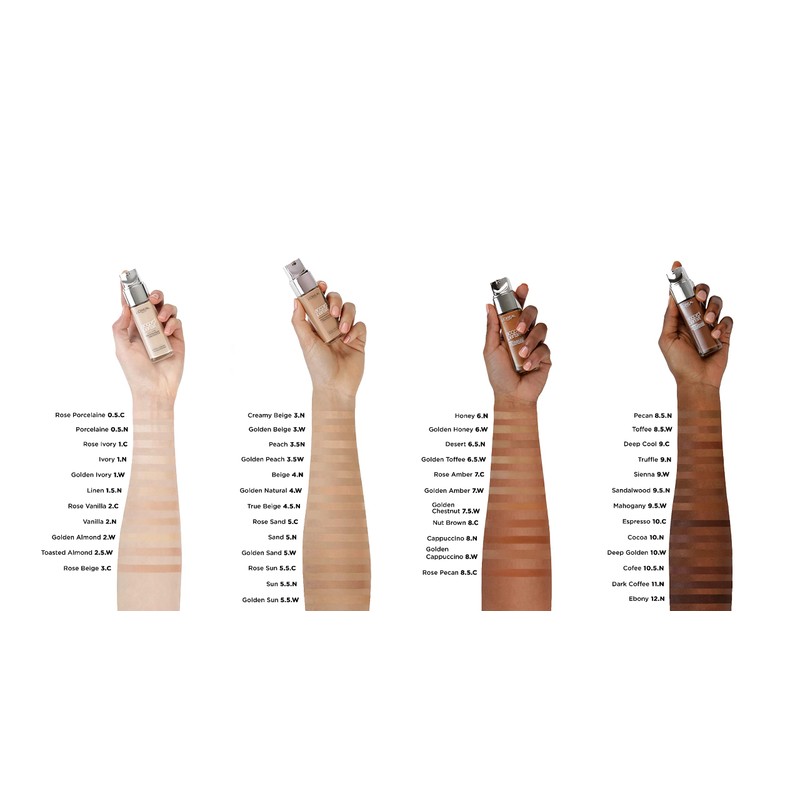 L'Oreal Paris Foundation True Match Liquid Foundation, 9.5 W, Mahogany