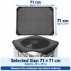 Outdoor Central Air Conditioner Mesh Top Cover, 28 Inch AC