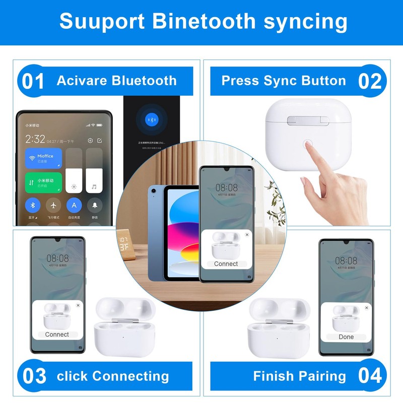 Quevati Wireless Charging Case Compatible with Air Pods 3, Wireless