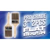 Pro Grade - Paint Brushes - 2Ea 3" Flat Brushes