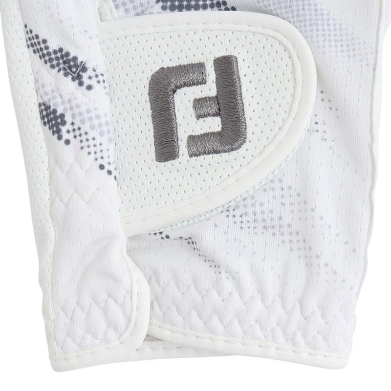 FootJoy Staycool EX Men's Golf Gloves, White/Gray, 9.8 inches (25