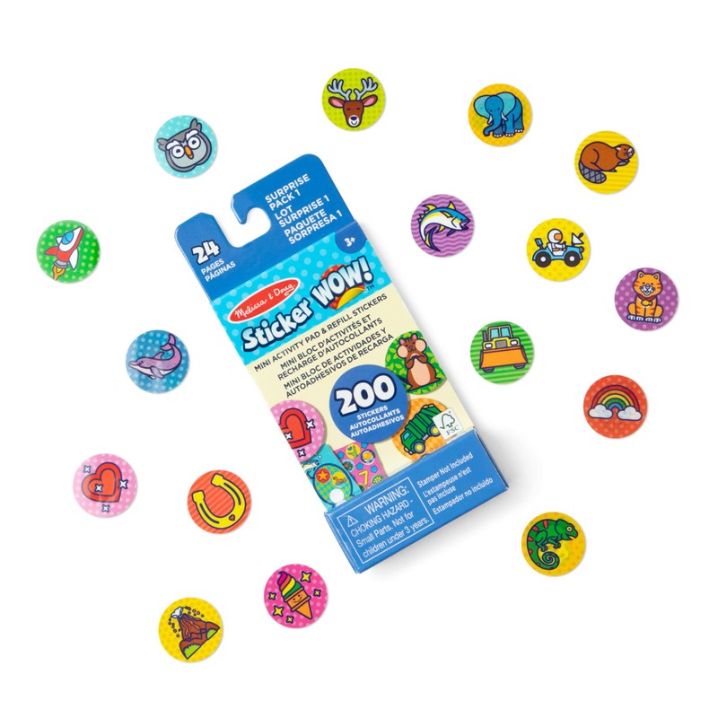 Melissa & Doug Sticker Wow! Mini Activity Pad and 200