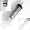 2 Pack Large Syringes (100 ML), Plastic Garden Industrial Syringes