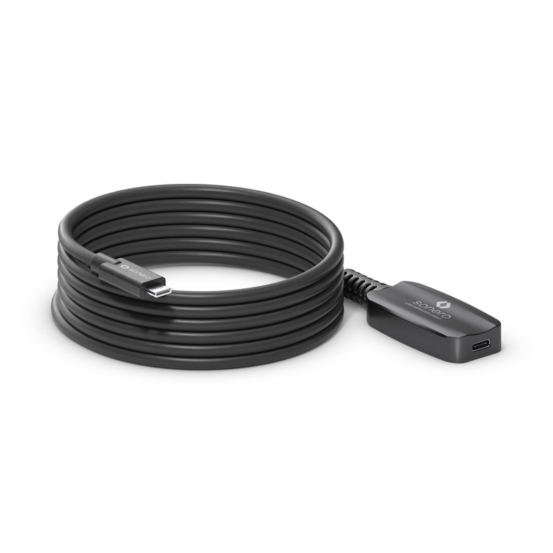 sonero® USB 3.2 Kabel, aktives Verlängerungskabel mit Signalverstärker, Datenkabel, USB-C