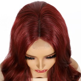 Fabunity Synthetic Body Wave Lace Wig 28 Inch 118# Color