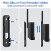 Saillong 2 Pack Ceiling Fan Remote Control Holder with Screws