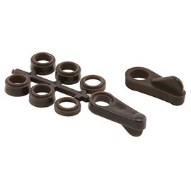 Prime-Line L 5922 Flush to 7/16 In. Plastic Bronze Universal Screen Clip (4 Pack)