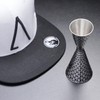 Jigger Kidia Geometric Lines Professional Cocktail Measuring Cup 30/60 ml