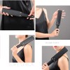 CGJIANG Horse Crop Horse Riding Crop Black Faux Leather Look