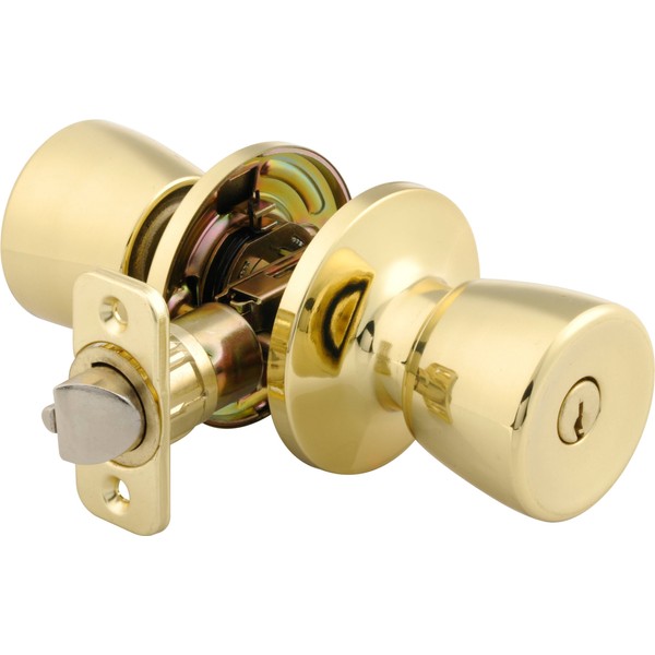 Brinks 2710-105 Mobile Home Keyed Entry Tulip Style Door Knob,