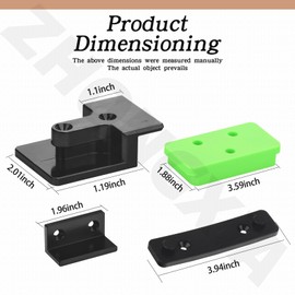ZHONGXIA Charger Holders & Battery Holders & Leaf Blower Wall Mount Kit Compatible With EGO 615 530 650 CFM and LB5300 Leaf Blower, Battery Holders For 54V Batteries