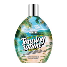 isletan Pineapple Dark Bronzing Tanning Lotion For Indoor Tanning Bed Lotion Accelerator, Outdoor Tanning Lotion With Bronzer To Get Dark Fast For Tattoo, 13.5fl.oz