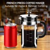 YMMIND French Press Coffee Maker 304 Stainless Steel Coffee Press,with