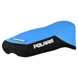 Enjoy Mfg Polaris Pro RMK Matryx Slash Gripper Seat Cover Snowmobile BLACK/LIGHT BLUE #321