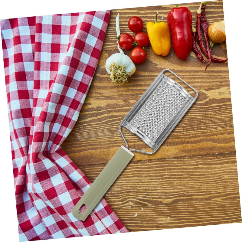 LABRIMP Garlic Shredder Stainless Steel Vegetable Grater with Cheese Slicer