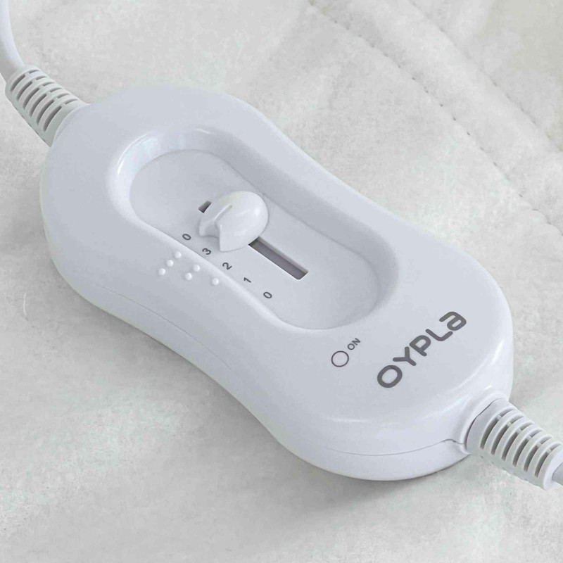 Oypla Machine Washable Single Electric Blanket Heated Underblanket with 3