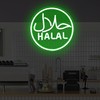 Halal Neon Signs for Wall Decor Dimmable Led Green Restaurant