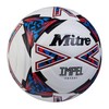 Mitre Unisex-Adult Impel Futsal 24 Football, White/Black/Bib Red, 4