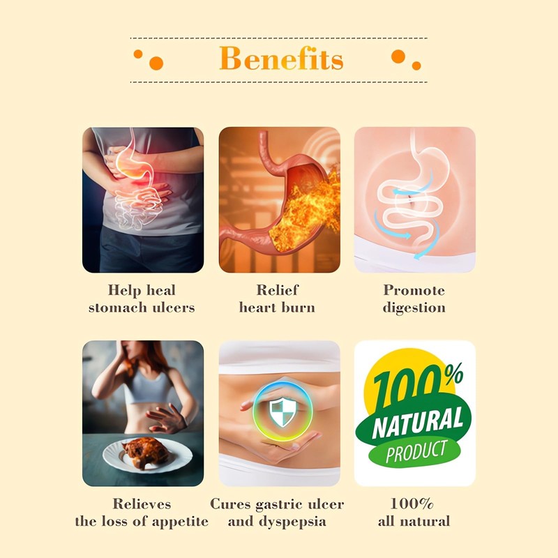 Wins Town Ulcer Healing Tea, Relief Gastritis and Heartburn, Daily