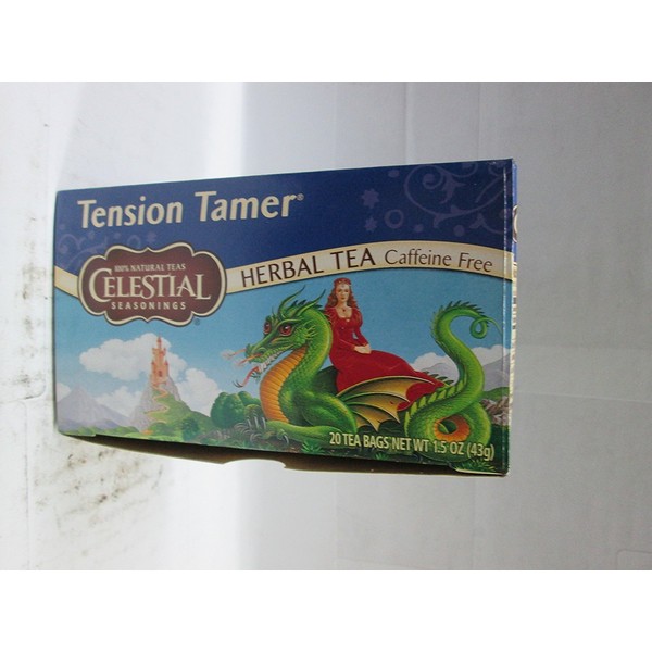 Pack of 2 x Celestial Seasonings Herbal Tea - Tension Tamer - Caffeine Free - 20