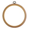 Nippon Chuko Wooden Style Petite Frame, Round Size, Outer Diameter