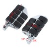 Motorcycle Foot Pegs Chrome Highway Pegs Footrest Aluminum Motorcycle Footboards