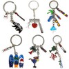 12 Pcs Los Angeles Keychain LA California Metal Keychains, 4