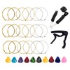 Acoustic Guitar String 3 Full Set with 1 Piece Guitar