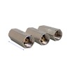 3PC 1/4 Female Threaded Air Check Valve, Nickel-Plated Copper Air