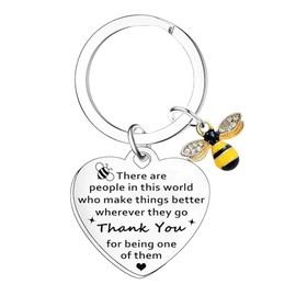 Nfyxcaz Leaving Gifts for Coworker Nurse Teacher Thank You Keyring for Employee Social Worker Coworkers Retirement Gifts for Women Men There Are People In This World Who Make Things Better