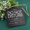 Volumoon ONE 2-Sided Sign, Knock & Kindly Wait, Do Not