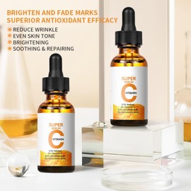 Vitamin C Serum for Face with Hyaluronic Acid, Hydrating Facial Serum for Women & Men, Skin Brightening Serum with Retinol & Niacinamide, Anti Aging & Wrinkle, Smothing & Firming for Radiant Look