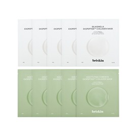 Briskin Exopeptide Collagen Mask 5 Sheets (Houttuynia/Centella)